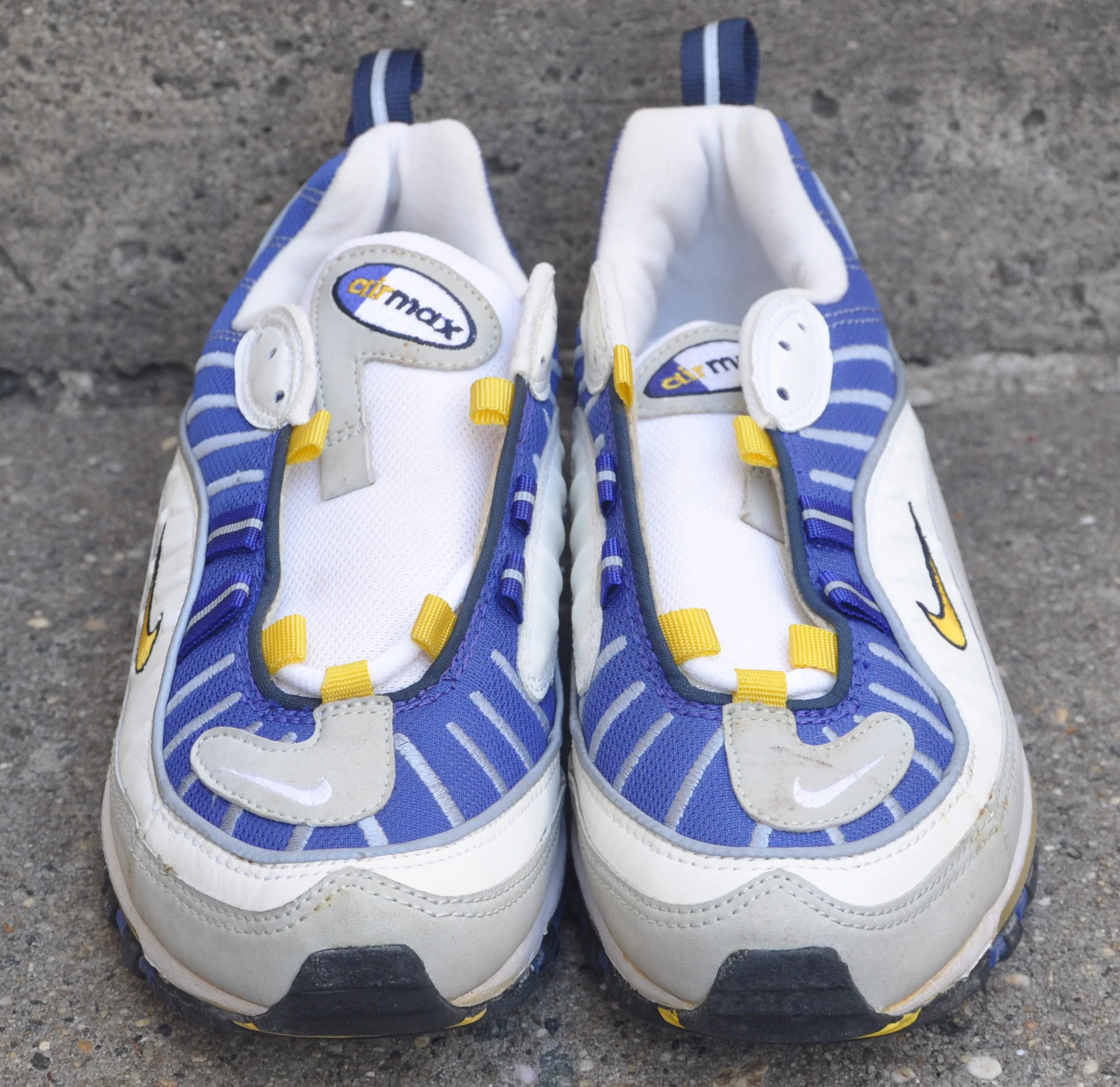 Women`s Nike Air Max 98 Ultramarine (Size 7.5) DS Cracking — Roots Women`s Nike Air Max 98 Ultramarine (Size 7.5) DS Cracking — Roots